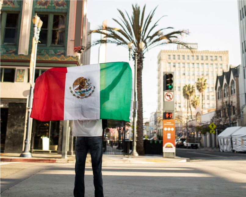 México con Basílica de Guadalupe